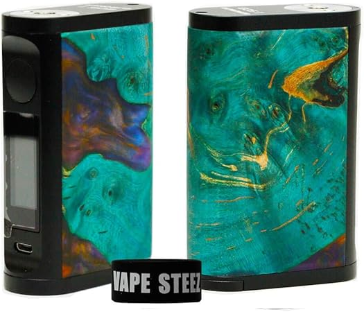 Amazon 電子タバコ Vape 正規 Asmodus Ultroner Eos 2 イオス2 イー オー エス 2 Box Mod スタビウッド アズモダス Stabwood Vapesteezオリジナルband付 Green02 Vape Steez バッテリー モッド