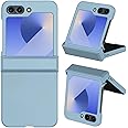 NINKI Compatible with Samsung Galaxy Z Flip 6 Phone Case Hinge Protector,Cute Protective Case for Samsung Z Flip 6 Case with Hinge Protection,Galaxy Z Flip 6 Case for Samsung Z Flip6 Case Women Blue
