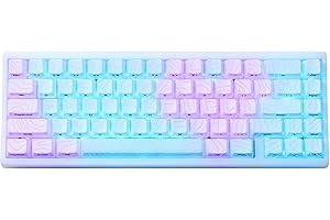 Compatible for XVX M67 JadeStone 65% Wireless Mechanical Keyboard, IMD-Tech Keycaps, Hot-Swappable, Gasket, Tri-Mode, Custom 