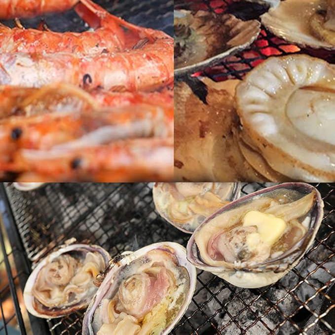 Amazon おさかな問屋 魚奏 バーベキューセット 花見 ゴールデンウィーク q 海鮮 超豪華バーベキューセット 赤エビ10尾 大あさり10枚 殻付き帆立10枚 バーベキュー お中元 御中元 おさかな問屋 魚奏 食品 飲料 お酒 通販