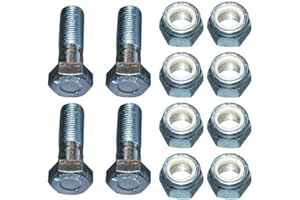 BRITPART ALLMAKES PROP SHAFT NUTS & BOLTS KIT COMPATIBLE WITH LAND ROVER RR CLASSIC COUNTY/RR P38 / DISCOVERY 1 & DISCOVERY 2 ALL MODELS/SERIES & DEFENDER 1986 ONWARDS, PART # DA1123 / GA1123
