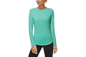Roadbox Women's Long Sleeve UV Sun Shirts UPF 50+ Workout Swim Rash Guard Tops
