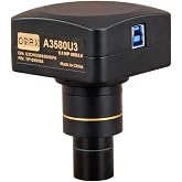 OMAX A3580U3 8MP USB3.0 Digital Camera for Microscope with 0.01mm | 8MP CMOS Sensor USB 3.0 Connectivity Calibration Slide Included
