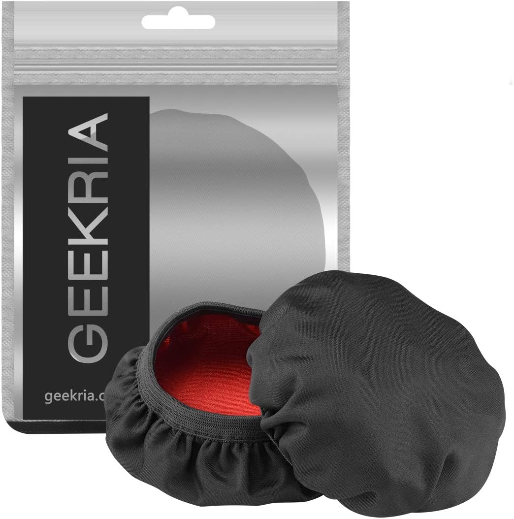 Geekria 2 works Flex Fabric Headphones Ear Covers, Washable & Stretchable Sanitary Protectors for Over-Ear Headset - Image 3