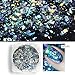 CHARMING MAY 3 Boxes Laser Glitter Holographic Flakes Paillette Galaxy Sparkling Nail Powder Nail Art Chameleon Sequins (Laser Flakes) (Laser)