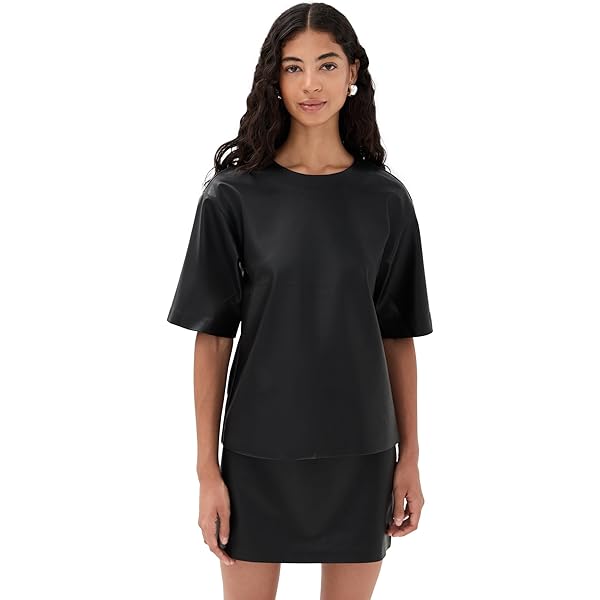 LE BOP Women's Lace Tee, Black, XXS at Amazon Women's Clothing store