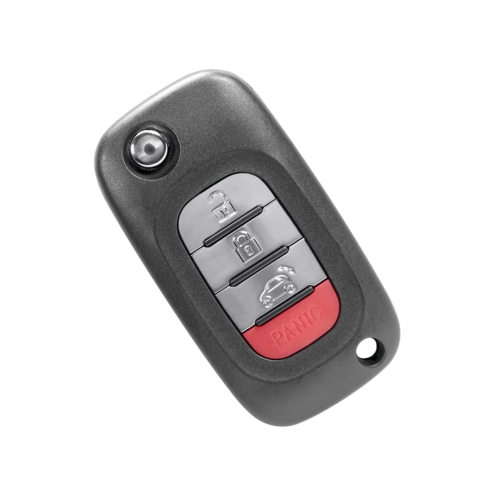 MACHSWON 4 Button Flip Car Keyless Entry Remote Control Key Fob Proximity Smart Fob CWTWB1G767 for Car for Smart Forfour 2015-2017 Fortwo 2015-2017 433MHz Chip 4A