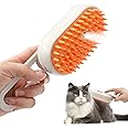 Dcoinc Cloud Care Cat Brush - 3-In-1 Self-Cleaning Pet Steam Brush With 360 Rotating Arm for Long and Short Hair Cats and Dogs Grooming Supplies