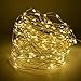 INST [2 PCS] Solar Energy Powered LED Fairy String Lights Waterproof Starry 200 LED 67ft Copper Wire Ambiance Lighting for Outdoor Landscape Patio Garden Bedroom,Party,Wedding (Warm White)