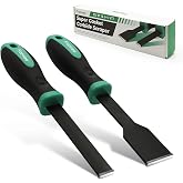 Prozwee 2PCS Carbide Scraper Set(1-1/4" &amp; 5/8"),Super Gasket Scraper,Green | Durable Tungsten Tip,Comfatable Handle,for Remove Gaskets, Carbon and More from Varied Surfaces,for Metal and Automotive