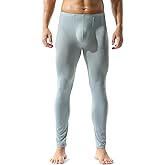 YUFEIDA Men's Sexy Underwear Bottoms Low Rise Leggings Pants Mesh Long Trousers