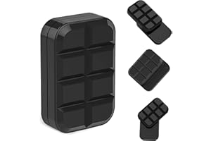 WSHWXY Fidget Toys Adults Metal Fidget Slider Magnetic EDC Haptic Fidget Toys for Adults (Chocolate Black)