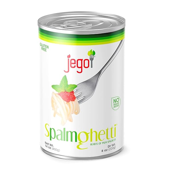 SPALMGHETTI LOW CARB KETO PASTA SPAGHETTI NOODLES | HEALTHY HEARTS OF PALM PASTA | 3G OF CARBS | READY TO EAT | GLUTEN FREE | NO SUGAR ADDED | PACK OF 1