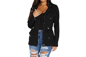 VisiChenup Camo Jacket for Women Lightweight Casual Long Sleeves Camouflage Coat with Pocket