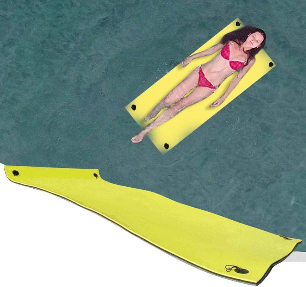 N/Y 71 inch Large Yellow Floating Water Pad for Water
