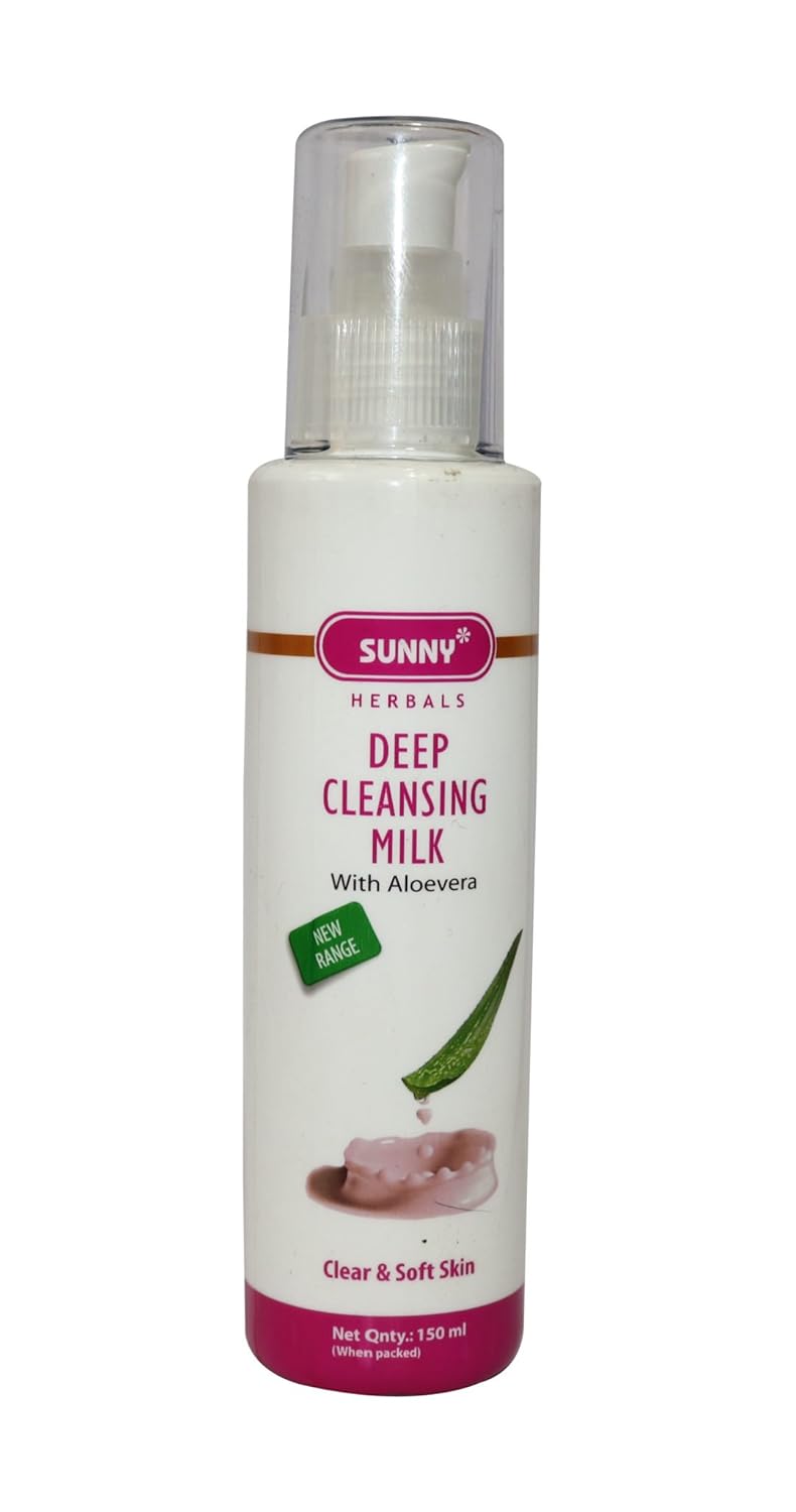 deep cleansing milk with aloe vera