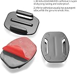 Fulushouxi 20 Pcs GoPro Mounts w/ 3M Pads Hero 11 10 9 8 7 6 5 4 3+ 2 Base Rods view 3