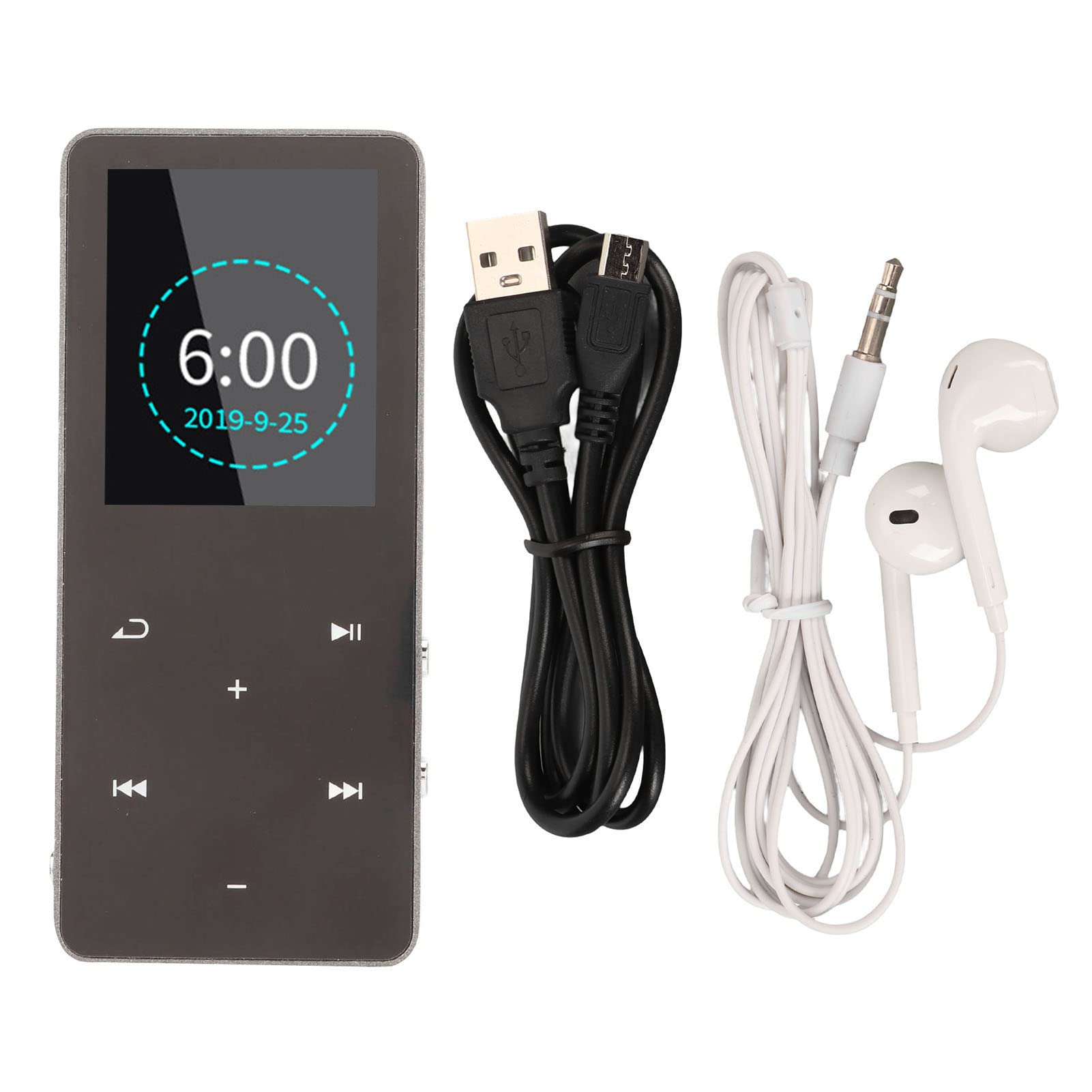 MP3 Player with Bluetooth, 16GB HiFi Lossless Sound MP3 MP4 Player Portable Music Player with FM Radio, Voice Recorder, E Book, MP4 Music Player for Kids Adults