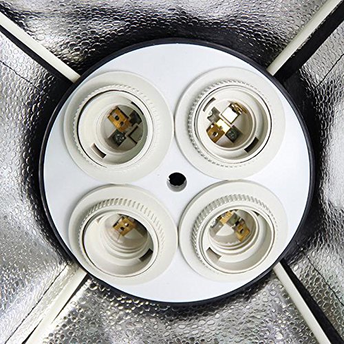 5070cm Photo Studio Digital Video Lighting Photography Softbox 4 light Head Light