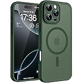 TOCOL Magnetic for 16 Pro Alpine Green Case, Upgraded Full Camera Protection, Compatible with Magsafe, Drop Protection, Translucent Matte Back Bumper for iPhone 16 Pro 6.3-Inch (Alpine Green)