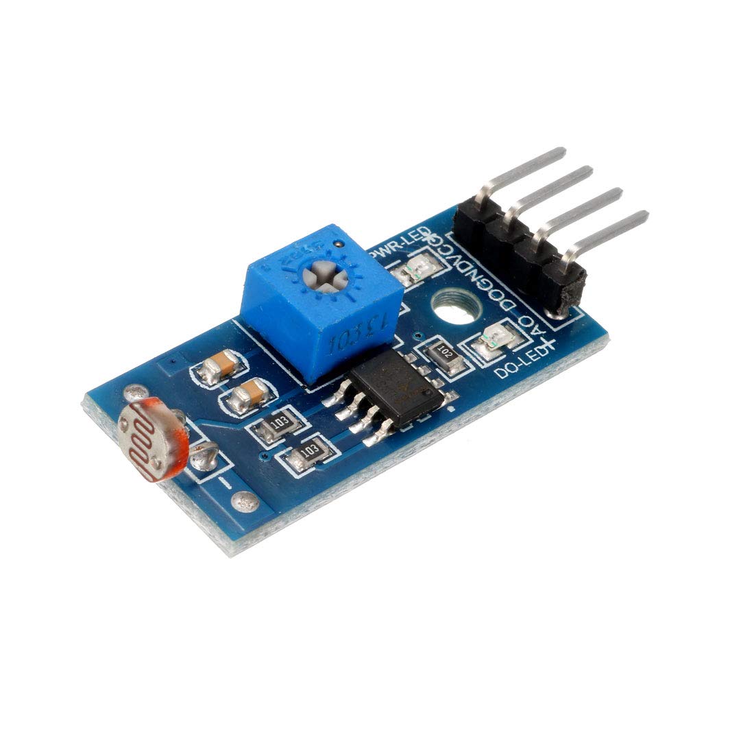 sourcing map Photoresistor Sensor Module Light Intensity Detection Digital Switch