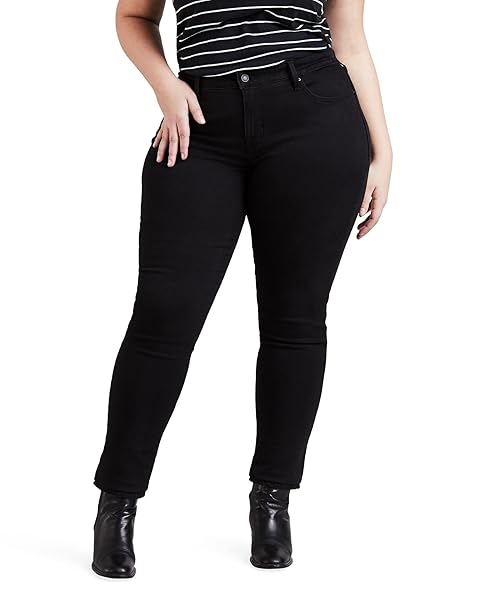 Levi's Women's Plus-Size 311 Shaping Skinny Jean, Soft Black (Waterless), 35 (US 16) Regular