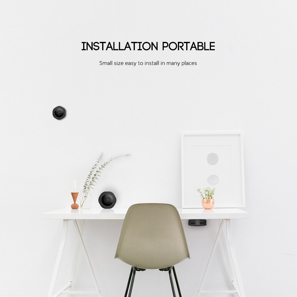 JDIBEST Spy/Hidden Camera - Nanny Camera - Motion Detection - Real HD 1080P, Perfect Indoor Covert Security Camera for Home and Office - The Battery Lasted 2 hours－IMPROVED 2018