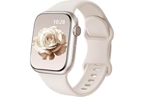 HEARTBOOM Sport Silicone Band Compatible with Apple Watch Bands 38mm 40mm 41mm 42mm 44mm 45mm 46mm 49mm for Women Men, Soft Wristband Water-proof Strap for iWatch Bands Series 11 10 9 8 7 6 5 4 3 2 1 Ultra SE