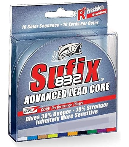 Sufi Amazon.com : Sufix Performance Lead Core 18 lb Metered - 200 Yds