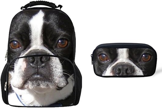 Kinder Backpack Dog Design Kids School Bag Boscoincitta