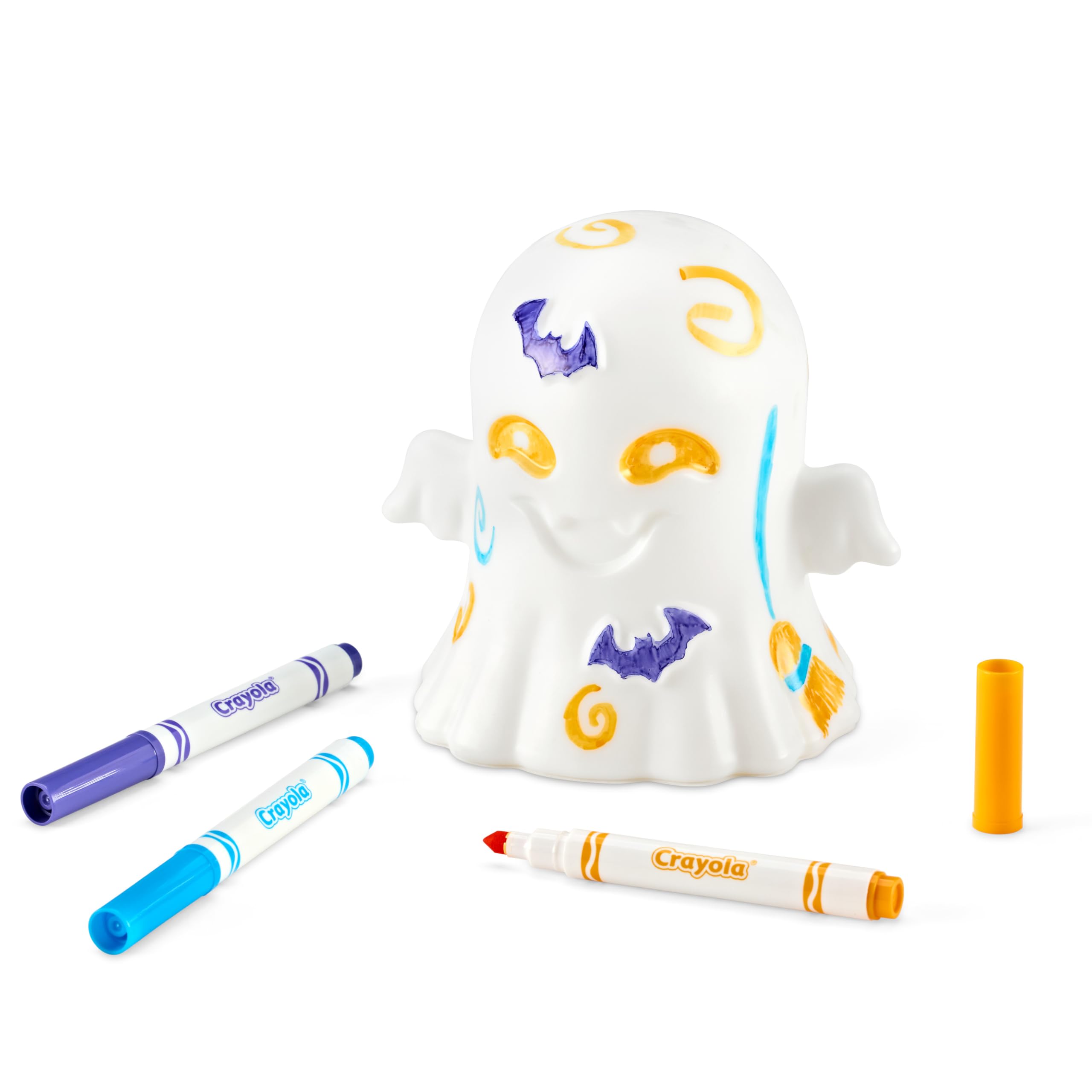 Crayola Light-Ups - Ghost, Reusable Coloring Toy & Craft Kit, Light Up Ghost, Cute Halloween Decor & Night Light for Kids, Halloween Toy, Ages 4+