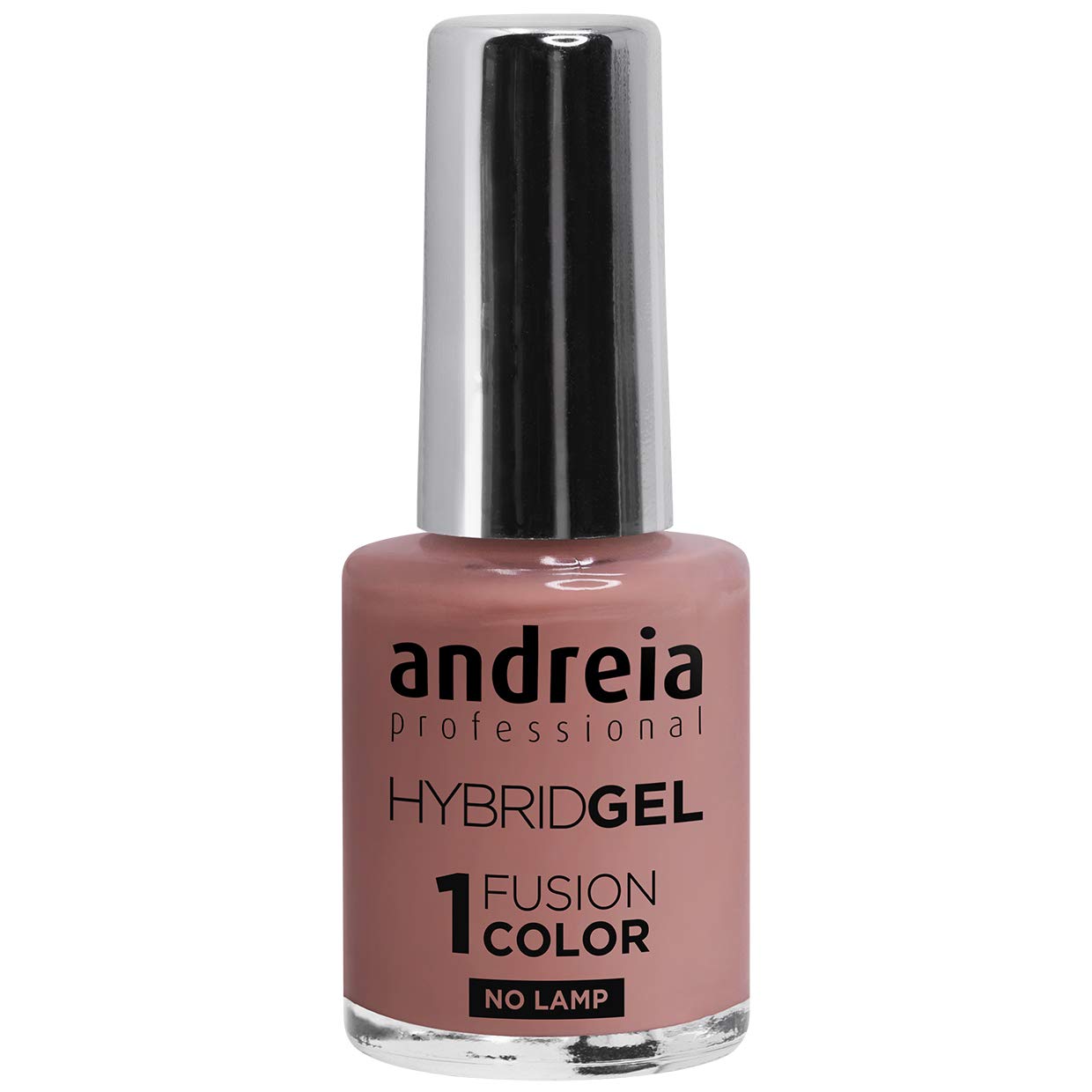 Andreia Professional Hybrid Gel Nail Polish - 2 Steps and No Lamp Required Long Lasting and Easy Removal - Fusion Color H8 Natural | Shades of Nudes - Soft Shades…