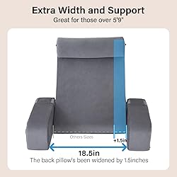 ENITYA Reading Pillow for Sitting in Bed