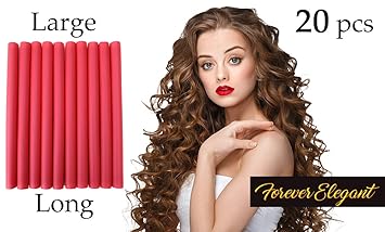 Buy Flexi Rods For Long Hair Large Size 3 4 X 10 2cm X 24cm