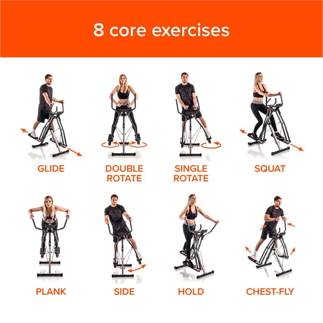 MaxiGlider 360 by New Image 10in1 Home Exercise Fitness Machine