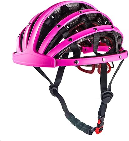 Ywzq Pieghevole Casco Da Bicicletta Ultralight Bici Caschi Portatile Road Citta Bicicletta Cappello Di Sicurezza Del Casco 56 62 Cm Rosa Amazon It Casa E Cucina