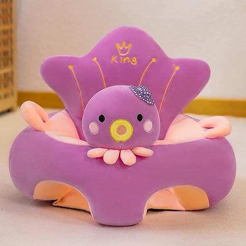Soft Plush Support Chair for Learning to Sit; Cartoon Nest Puff