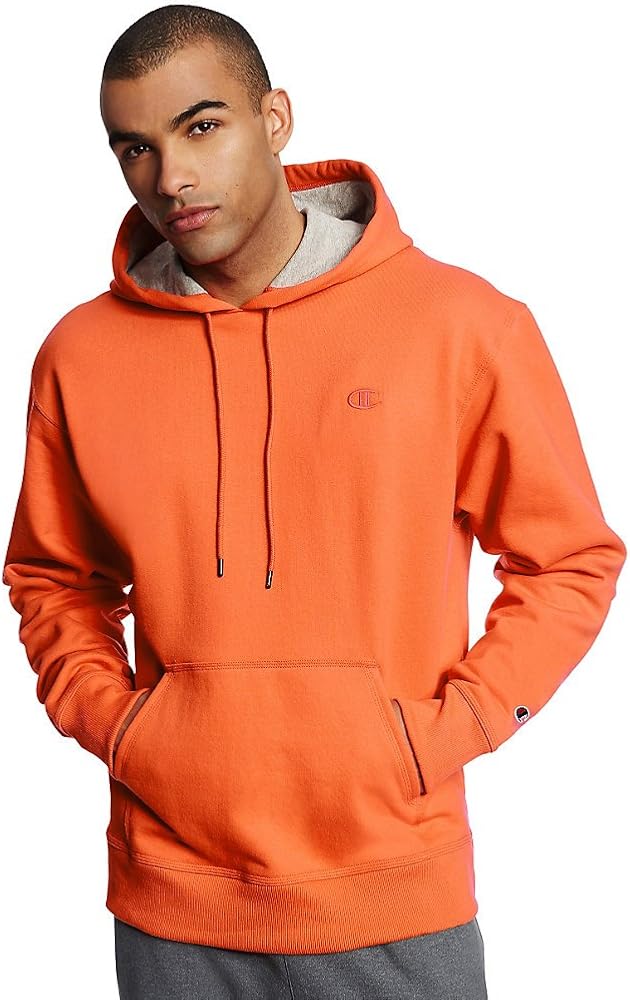 men's champion colorblock powerblend fleece hoodie