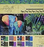 Graphic 45 4501855 Kaleido Paper Pad 8x8