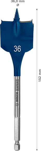 Bosch EXPERT Self Cut Speed Spade Drill Bit 36 mm for Softwood 152 mm view 3