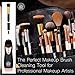 Electric Makeup Brush Cleaner Spinner - Kit for Large & Small Cosmetic Facial Brushes, USB Rechargeable Spinning Machine for Professional Clean, Rotating Electric Cleaning Spin & Dry w/Storage Bag