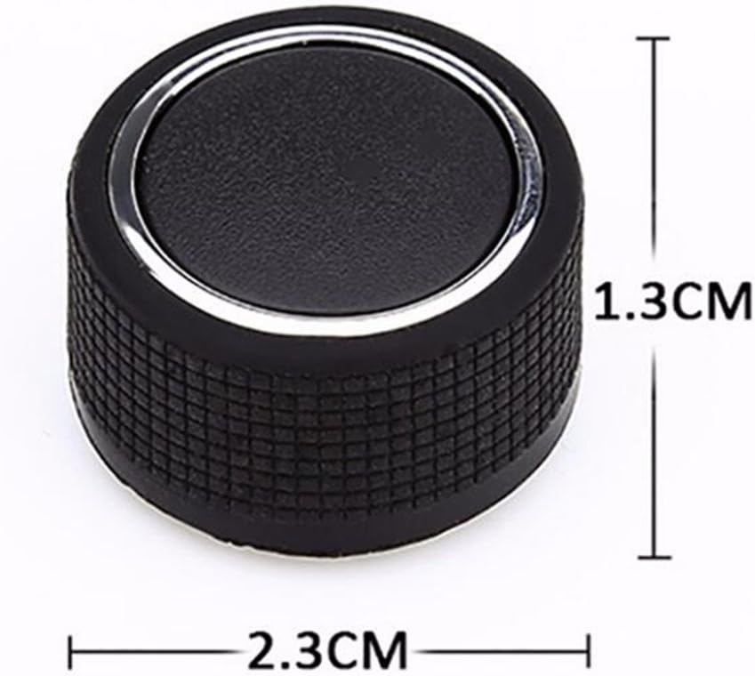 2 Rear Control Knobs Audio Radio for 07-13 Buick Escalade Enclave Tahoe Chevrolet GMC Pair Set 22912547 (Black): Automotive