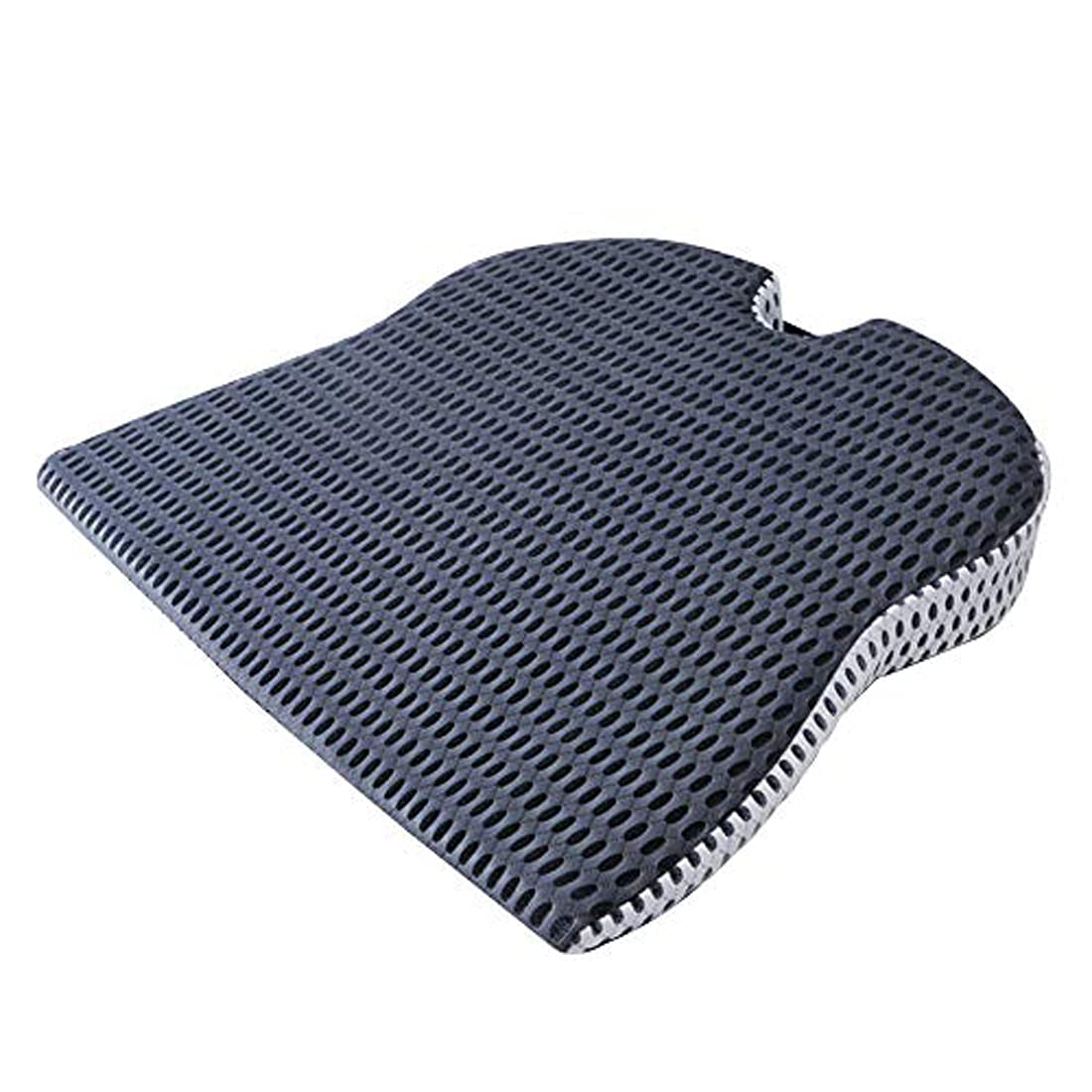 YJWAN Car Wedge Seat Cushion for Car Driver Seat Office Chair Wheelchairs Coccyx Support Tailbone Pain Relief Memory Foam Seat Cushion