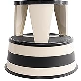 Cramer Kik Step Steel Step Stool - Two Step Stool, Holds 350 lbs (Beige)