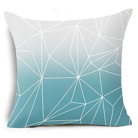 Kinlene Pillow Case Geometric Pillowcase Waist Square Cushion