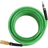 Metabo HPT Air Hose | 1/4-Inch x 50 Ft | Industrial Fittings | Professional Grade Polyurethane | 300 PSI | 115155M