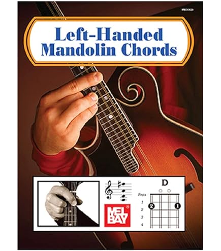 Left Handed Mandolin Chord & Fretboard Note Chart - Laminated 11x17 ...