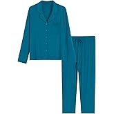 Latuza Women's Petite Pajamas Set Petite Length Shirt Pants