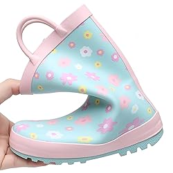 LANCDON Toddler Rain Boots for Boys and Girls