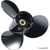 JSPROP Boat Propeller for BRP Johnson Evinrude 40-140HP 13 Spline Tooth RH | 13 1/2x15, 13 1/4x17, 13 3/4x13, 13.2x19, 13.2x21, 14x11, fit 50 60 65 70 75 85 88 90 100 110 112 115 120 125 130 135HP